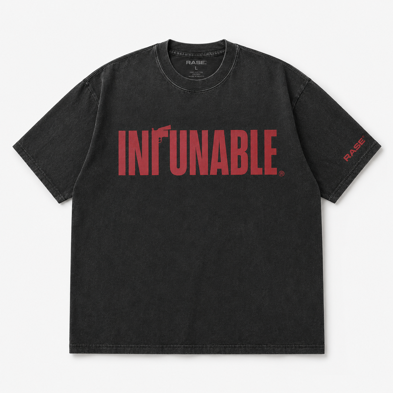 RASE® INFUNABLE TEE 001 — PIGMENT BLACK