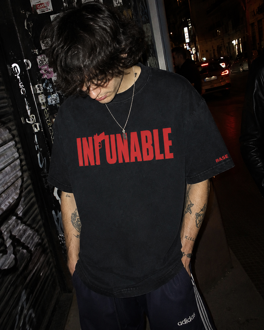 RASE® INFUNABLE TEE 001 — PIGMENT BLACK